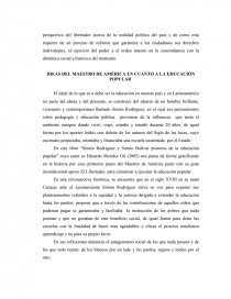 Simón Rodríguez y Simón Bolívar: Pioneros de la Educación Popular. Página 29