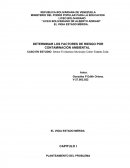 DETERMINAR LOS FACTORES DE RIESGO POR CONTAMINACIÓN AMBIENTAL