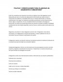 Pautas y orientaciones para elaborar un diagnóstico comunitario