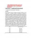 IMPLEMENTACIÓN DE UN PLAN ESTRATÉGICO EN LA EMPRESA