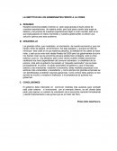 LA INEPTITUD DE LOS GOBERNANTES FRENTE A LA CRISIS