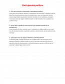 Participación politica.