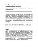 Artículo de revisión - Biomoléculas y Enzimas
