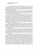 Psicología Organizacional 2016