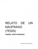 Relato de un Naufrago.