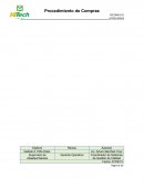 Procedimientos de compras.