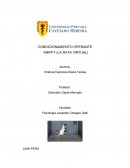 TEMA: CONDICIONAMIENTO OPERANTE.