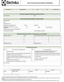 DATOS DE LA MANDANTE (SOCIEDAD DEL GRUPO ELECTROLUX)