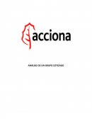 ACCIONA. análisis contable de grupo cotizado.