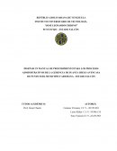 MANUAL DE PROCEDIMIENTO PARA LOS PROCESOS ADMINISTRATIVOS DE LA GERENCIA DE PLANTA HIELO AVENCASA DE PUNTO FIJO, MUNICIPIO CARIUBANA - ESTADO FALCÓN