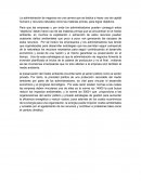 La administración de negocios.