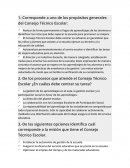 Corresponde a uno de los propósitos generales del Consejo Técnico Escolar.