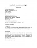 Estudio de un enfermo de la piel