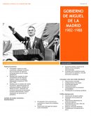 Gobierno de Miguel de la Madrid. La renovación moral de la sociedad”