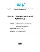 FACULTAD DE GESTIÓN - CARRERA DE MARKETING.