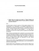 TALLER DE OBLIGACIONES