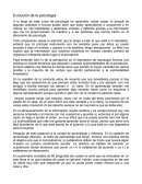 Evolucion de la psicologia.