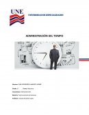 Administracion del tiempo