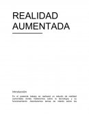 Realidad Aumentada. DESCRIPCIÓN DE LA TECNOLOGÍA