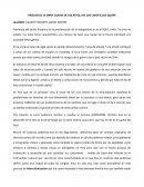 ANÁLISIS DE LA OBRA CIUDAD DE LOS REYES, DEL LOS CHAVEZ, LOS QUISPE