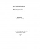 Plan de alimentación y ejercicios