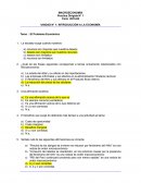 MACROECONOMÍA Práctica Dirigida N° 1. El Problema Económico.