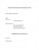 Mantenimiento del area deportiva