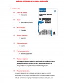 ANÁLISIS LITERARIO DE LA OBRA ALIENACION