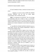 Accion de Amaparo. ﻿Razon de cuenta