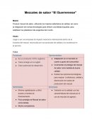 Mezcales de sabor “El Guerrerense”