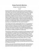 Ensayo revolucion mexicana.