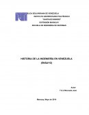 La historia de la Ingeniería en Venezuela (Ensayo)