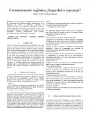 Constantemente vigilados ¿Seguridad o espionaje?