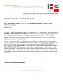 Carta cancelacion de servicios