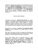 CONTRATO PRIVADO DE COMODATO QUE CELEBRAN POR UNA PARTE EL C. MARTHA DIAZ AVELAR