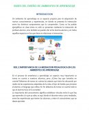 Bases del diseño de aprendizaje