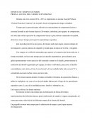 Informe de tiempo extendido