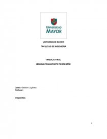 Informe logistica. Página 1