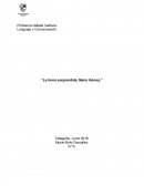 La tierra sorprendida, Mario Gómez