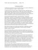 La democracia en Bolivia.