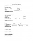 ANAMNESIS DE ENFERMERIA