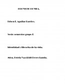 PROYECTO DE VIDA.Identidad y filosofía de la vida.