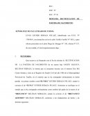 DEMANDA RECTIFICACION DE PARTIDA DE NACIMIENTO