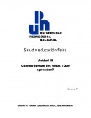 SALUD Y EDUCACIÓN FÍSICA.