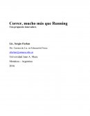Correr, mucho más que Running - una propuesta innovadora