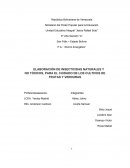 ELABORACIÓN DE INSECTICIDAS NATURALES Y NO TÓXICOS, PARA EL CUIDADO DE LOS CULTIVOS DE FRUTAS Y VERDURAS.