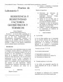 Practica5. RESISTENCIA Y RESISTIVIDAD FACTORES GEOMÉTRICOS Y TÉRMICOS
