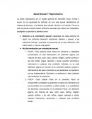 Salud Sexual Y Reproductiva.