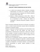 ANALISIS Y BREVE COMENTARIO DE DOS TEXTOS