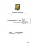 ESTIMULAR EL LENGUAJE A TRAVÉS DE ACTIVIDADES DE INTEGRACIÓN SENSORIAL.”